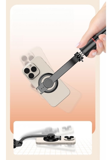 Torima L20 Çok Amaçlı Tripod Kumandalı Selfie Çubuğu Siyah