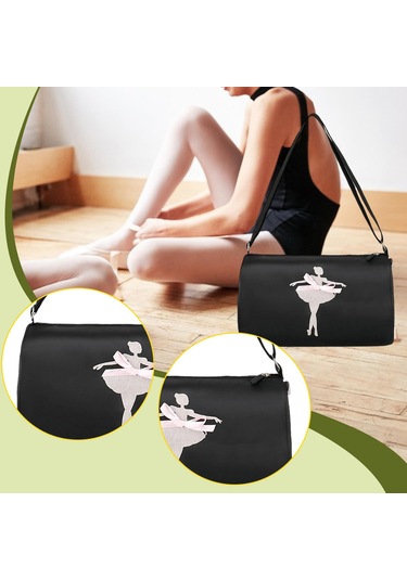 Suntek Kızlar Için Spor Çantası Tatlı Bale Dans Gösterileri MAvi