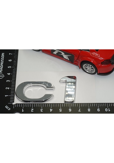 Citroen C1 2012-2014 Bagaj Krom ABS 3M 3D Yazı Logo Amblem