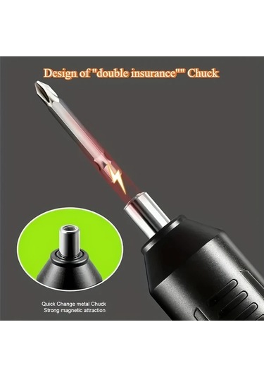 Motion003 18 Parça Mini Kablosuz Elektrikli Vidalı Set Lityum Bataryalı Usb Şarj Edilebilir 2 Hız Geri Vites Mobilya Aletler Oyuncak Tamiri