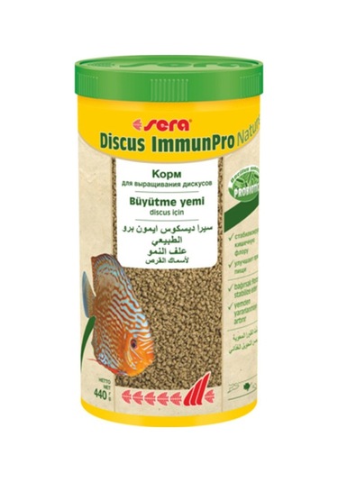 Sera Discus İmmun Pro Nature Büyütme Yemi 250 ML