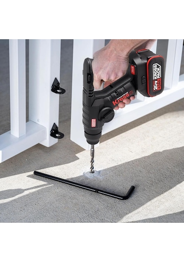 Kress KUC50.91 20V Kömürsüz 1.7J Profesyonel Sds-Plus Pnömatik Şarjlı Matkap + 10 MM Mandren Akü Dahil Değildir