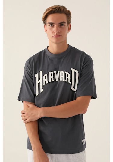 Harvard Cool Antrasit Erkek T-shirt 5274-42858 Antrasit