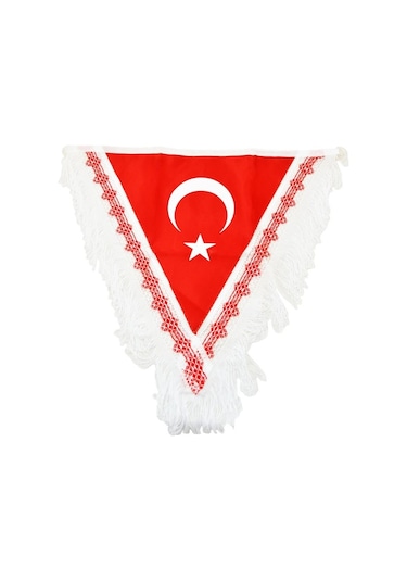 Flama Büyük Türk Bayrağı Fırfırlı 45x40 1 Adet