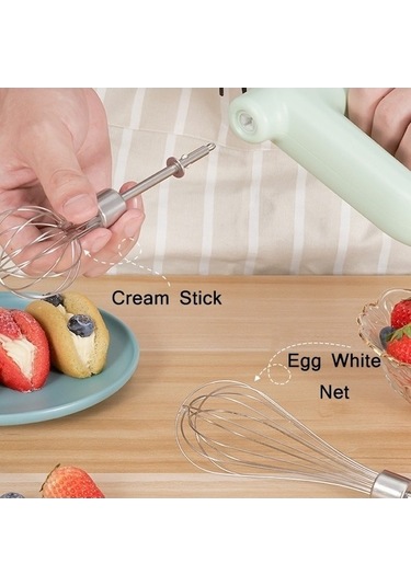 Didadodo Cbtx Kablosuz Mikser, Yeşil Soğan A Modeli, Kek Ve Yumurta Çırpıcı Yeşil