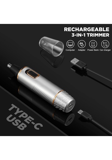 Erkek Şarj Edilebilir Burun Tıraş Makinesi