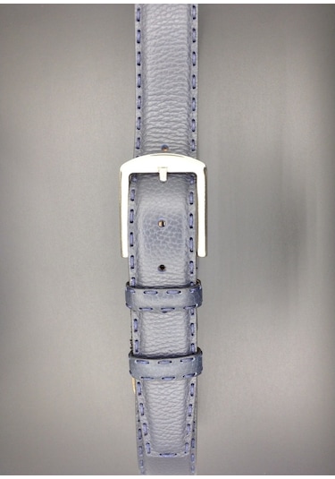 Lacivert Spor Deri Kemer