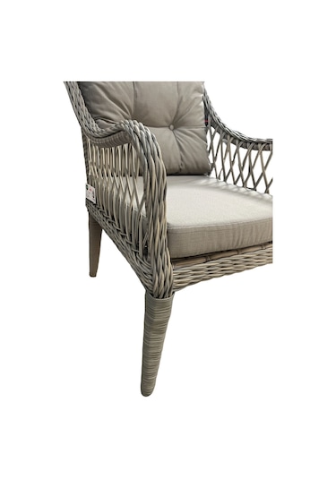 Tu Tienda Medya 4 Sandalyeli Bahçe Balkon Mutfak Masa Takımı,gri Gri 808080