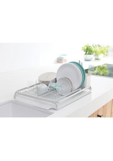 Brabantia Light Grey Büyük Bulaşıklık / Bulaşık Sepeti Açık Gri