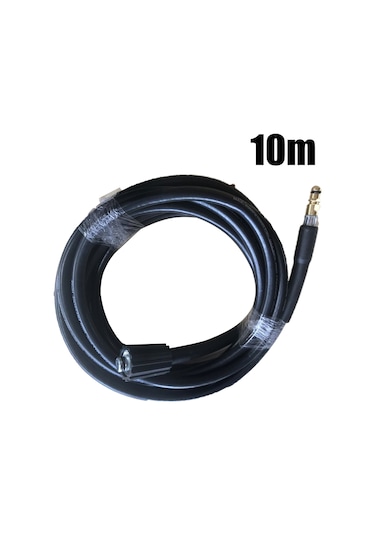 Symbee Karcher K2-k5 Uyumlu 10m Yüksek Basınçlı Yıkama Makinesi Hortumu 160bar Çalışma Basıncı, Çelik Teli Örgülü