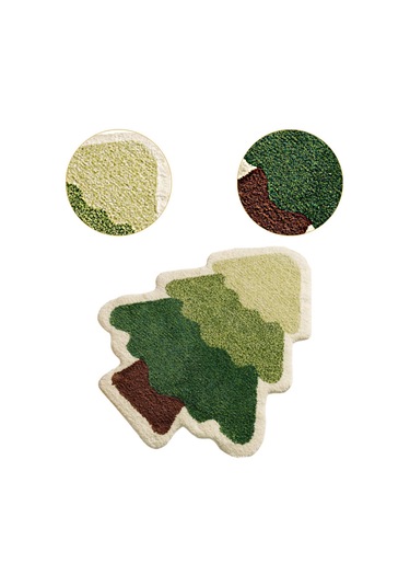 Suntek Yılbaşı Ağacı Halısı Nordic Sağlam Yumuşak Stil-b Stil B