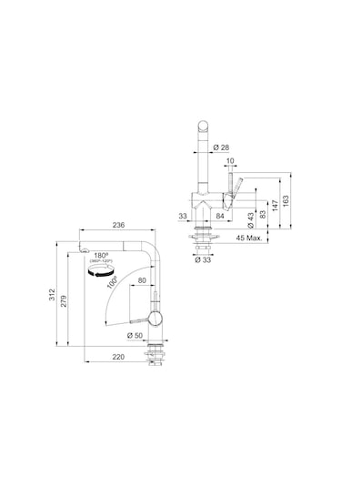 Franke Maris Mrg 110-72 Granit Eviye + Active Plus Doccia 2.0 Armatür + Bianco Sıvı Sabunluk Set 3'lü