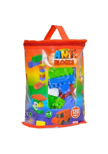 ANT121 Ant Blocks 120 Parça Çantalı Blok Seti