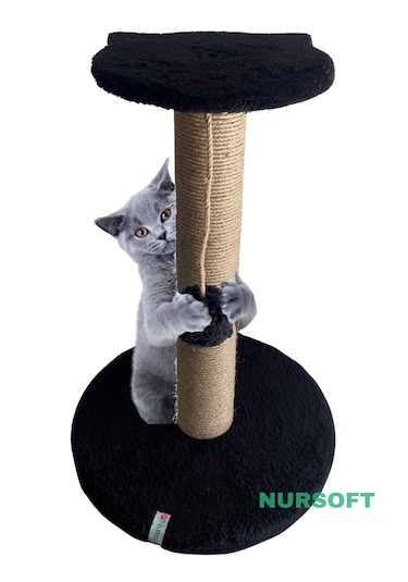 Nursoft Stepli Kedi Orijinal Jüt Halat İp Tırmalama Tahtası