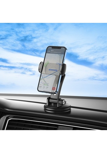 Joyhub Borofone Bh62 Çekme Klipsi Vantuz Araç Içi Telefon Tutucu Araç Orta Konsol Ön Cam Cep Telefonu Navigasyon Braketi Havalandırma Ztydrn