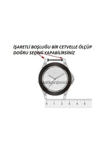 Breitling Modeli 24mm Beyaz Silikon Saat Kordonu Beyaz