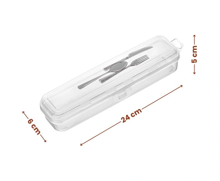 6 Lı Çatal Kaşık Bıçak Kutusu Seti, Sofra Takımı Saklama Kutusu Çeyizlik Çekmece Taşınır Organizer Şeffaf