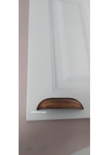 Mobilyalüks Mutfak Vestiyer Dolap Çekmece   Kulp Midye Antik Bakır