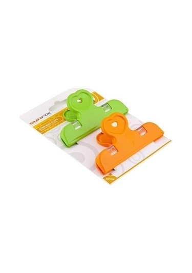 Büro Ev Ofis Mutfağı İçin 2parça Kolay Torba Paket Poşet Kapatıcı Mandal Kilitli Klips Seti