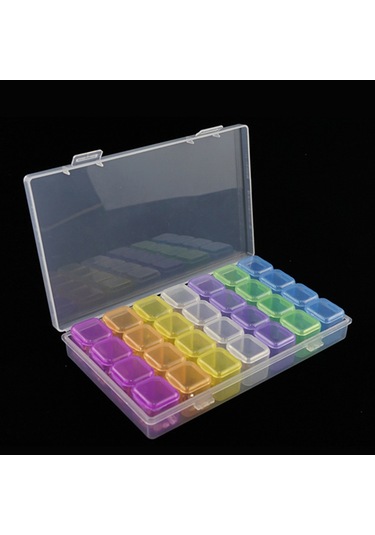 Tenfowee 28 Bölmeli Minik Kırılmaz Akrilik Manikür Kutusu - Taşınabilir, Şeffaf Kapaklı, Tek Tek Kullanılabilir Aksesuar Depolama Kutusu Beyaz Tenfowee 28 Bölmeli Minik Kırılmaz Akrilik Manikür Kutusu - Taşınabilir, Şeffaf Kapaklı, Tek Tek Kullanılabilir Aksesuar Depolama Kutusu Beyaz