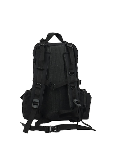 Siyah 45 Lt Taktik Sırt Çantası - Fonksiyonel Outdoor Tactical Ça Siyah
