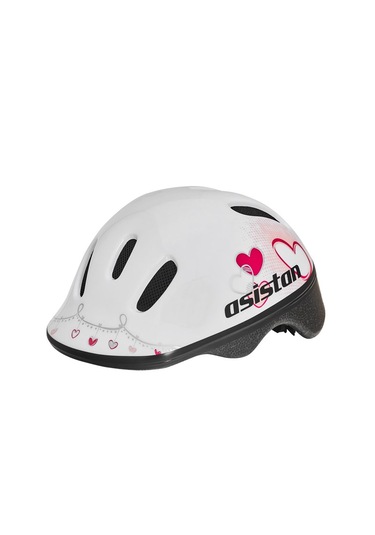 Asistan Cape H2 Çocuk Kaskı Beyaz Xxs Beden Beyaz - Pembe