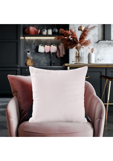 Dekoratif 4'lü Kırlent Yastık Kılıfı Seti - 42 X 42 Cm - Krem