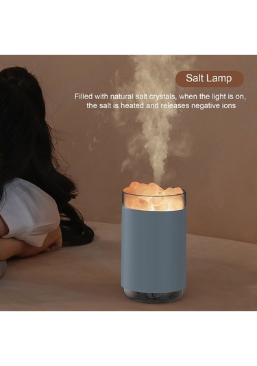 Dancemonkey 3'lü Fonksiyonlu Usb Nemlendirici & Tuz Lambası - 6 Renk Led, 260ml