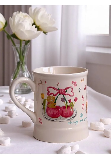 Arthomes Çay Ve Kahve İçin Seramik Kup Çay Ve Kahve Kupu 407662259 Sütlü