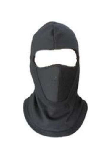 Motosiklet Bisiklet Termal Balaklava Baf Motor Kar Maskesi Siyah