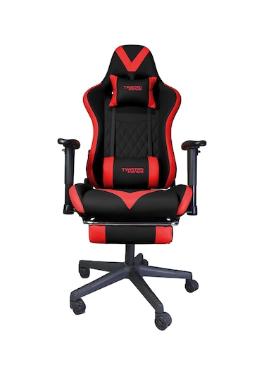Twisted Minds Comfort E-Spor Oyuncu Koltuğu - Siyah / Kirmizi