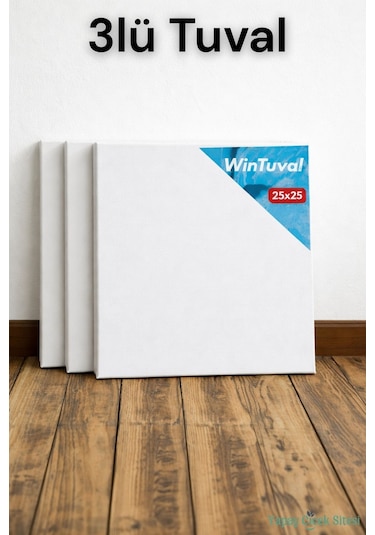 WinTuval Standart Tuval 25x25 3lü