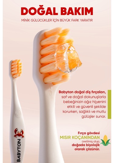 Babyton Bio Yengeç Çocuk Diş Fırçası