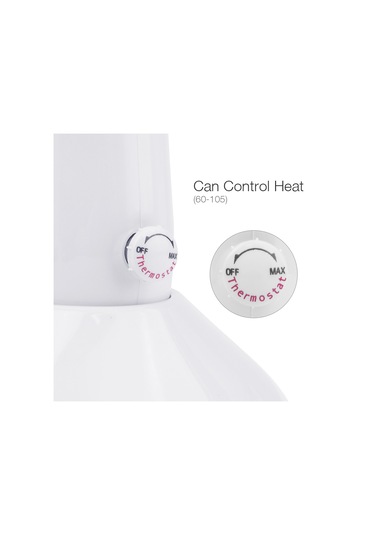 Sones Taşınabilir Manuel Termostat Ağda Makinesi Tüy Alma Ağda Fasulyesi Isıtıcı, Ab Fişi Beyaz