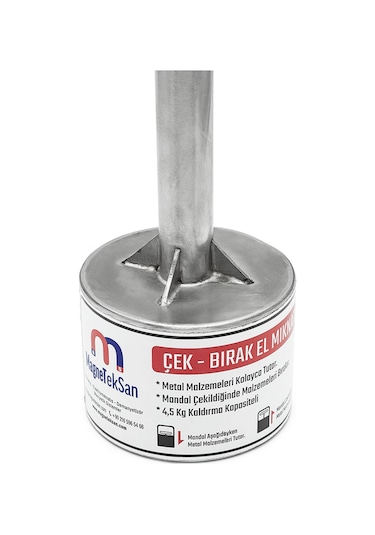 Çek Bırak El Mıknatısı - Saplı Neodyum Mıknatıslı