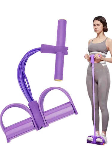 Karın Kol Kalça Ayak Tüm Vücut Şekillendirme Body Trimmer Fitness Mor