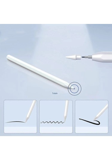 Zore Pencil 09 Dokunmatik Çizim Kalemi Beyaz
