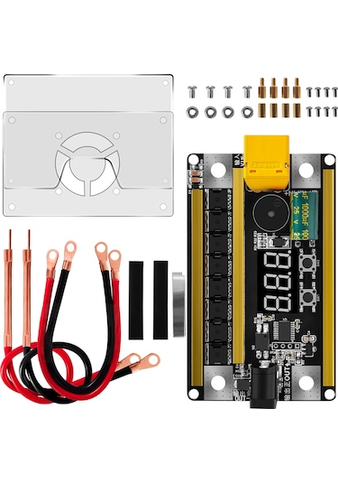Vkemall Punta Kaynak Makinesi 99 Dişli Güç Ayarlanabilir Mini Nokta Kaynak Makinesi Kontrol Paneli Kurşun Çok Renkli