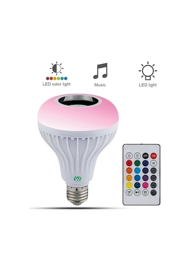 Kumandalı Bluetooth Disco Ampul Rgb Gün Işığı