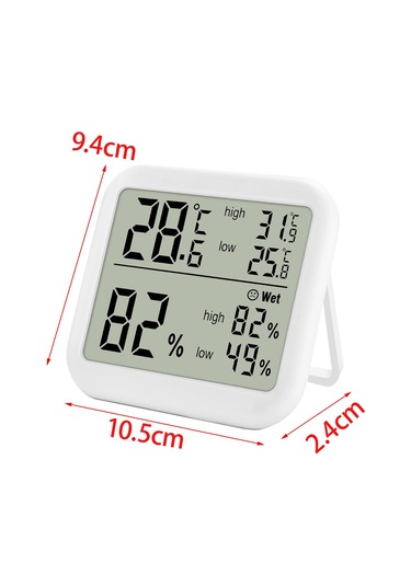 Homyl Led Ekranlı Oda Termometresi Nem Ölçer Dijital İç