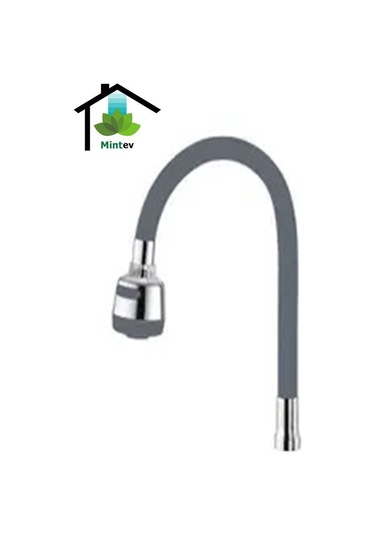 Mintev Mutfak Eviye Oynar Başlıklı 2 Fonksiyonlu Esnek Spiralli Renkli Lavabo Musluk Borusu
