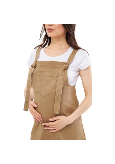 Luvmabelly Myra6310 Kot Hamile Jile Elbise-taş