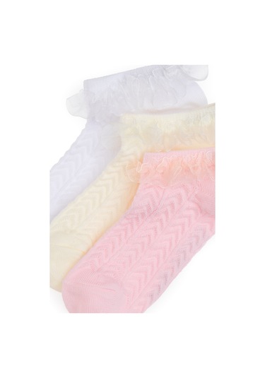 U.s. Polo Assn. Kız Çocuk Pembe Çorap Patik 50311326-vr041 Pembe