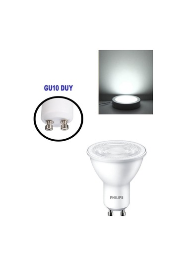 Philips Essential 4,7W (50W) Led Spot Ampul Beyaz 6500K - Gu10 Du (545630054)