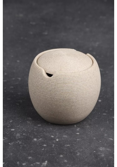 Denezo Kapaklı Pamuk Disk Ve Çubukları İçin Düzenleyici 250810650 Bej