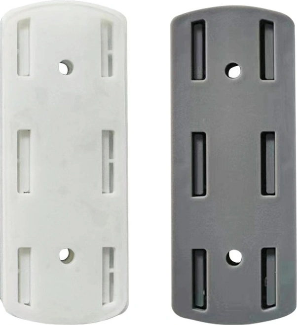 Fortunelane Duvar Şarj Tutucu - İz Bırakmayan Yapışkan, Ev İçin Gri, Paketli Gri Gri