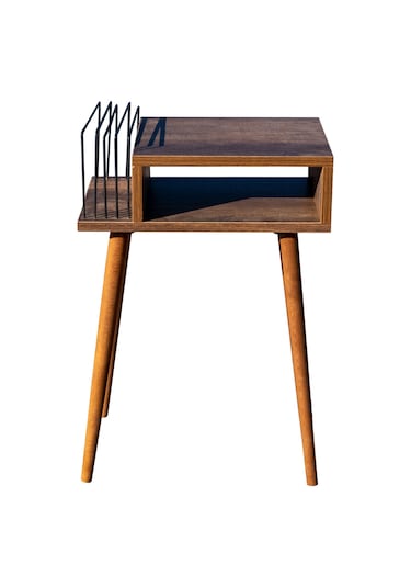 Plak Ve Pikap Sehpası Ahşap Ayaklı Barok