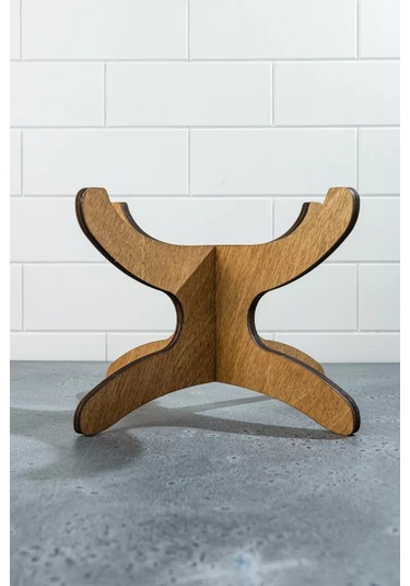 H&t Wood Sıcak Yemekler İçin Ayaklı Servis Standı 1 Adet 257576292 Açık Kahverengi