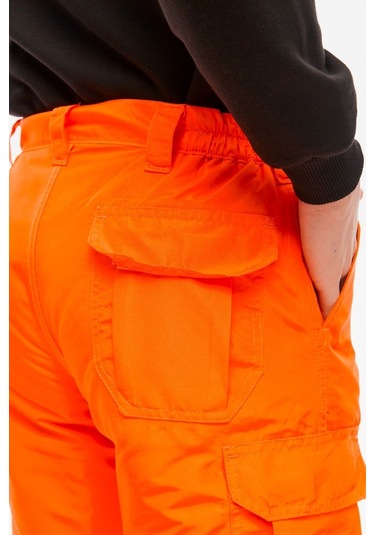 Uniprom İş Pantolonu Su Ve Rüzgar Geçirmez İçi Elyaflı Kışlık Erkek Neon Turuncu