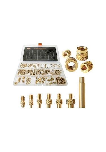 Pazly 3d Baskılı Sıcak Eriyik Isı Tırtıklı Gömme Enjeksiyon Çok Renkli Model